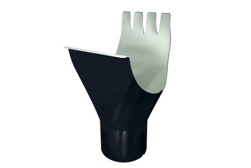 Воронка GL PE 125/90 мм RAL 7024 мокрый асфальт — 1