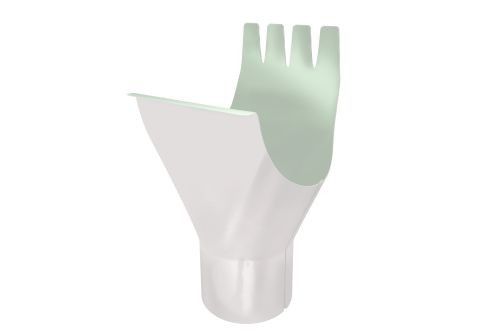 Воронка GL PE 125/90 мм RAL 9003 сигнальный белый — 1