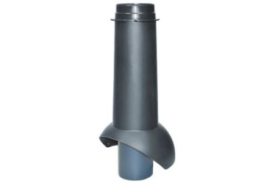 Выход канализации Krovent Pipe-VT 110 изолированный черный