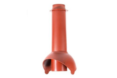 Выход канализации Krovent Pipe-VT 110 неизолированный красно-коричневый