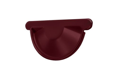 Заглушка торцевая универсальная GL PE 125 мм RAL 3005 красное вино — 1