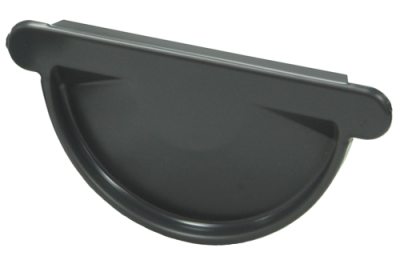 Заглушка торцевая универсальная GL PE 125 мм RAL 7024 мокрый асфальт