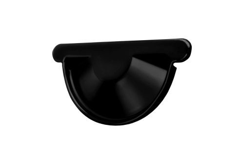 Заглушка торцевая универсальная GL PE 125 мм RAL 9005 черный — 1