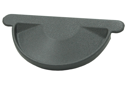 Заглушка торцевая универсальная GL PE Matt 125 мм RAL 7024 мокрый асфальт — 3