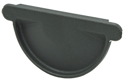 Заглушка торцевая универсальная GL PE Matt 125 мм RAL 7024 мокрый асфальт