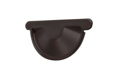 Заглушка торцевая универсальная GL PE Matt 125 мм RR 32 темно-коричневый