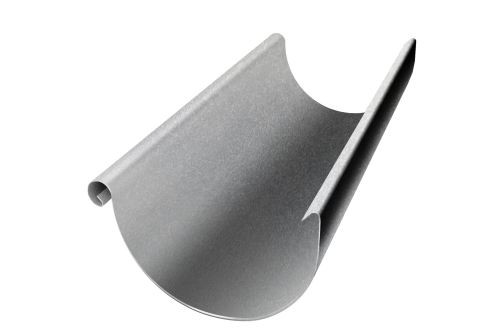 Желоб полукруглый GL ZN 125 мм 3 м Zn цинк — 1